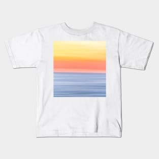 ocean sunset horizon Kids T-Shirt